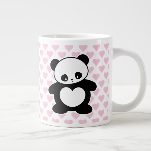 Kawaii panda extra grote mok (Rechts)