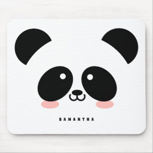 Kawaii Panda Jouw namen toevoegen Muismat