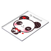 Kawaii panda notitieboek (Linkerzijde)
