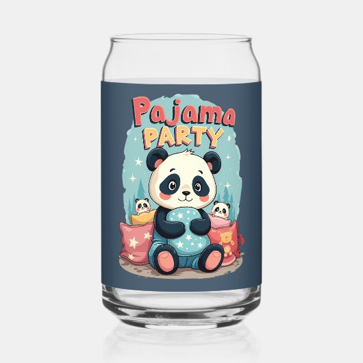 Kawaii Panda Pajama Party Cosy Slepov esthétique (Recto)