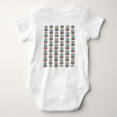 Kawaii Panda Pajama Party Gezellig Sleepover Esthe Romper (Achterkant)