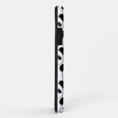 Kawaii Panda-patroon in zwart-wit Case-Mate iPhone Case (Achterkant/rechts)