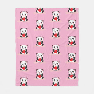 Kawaii Panda Pluche Deken voor Kinderen