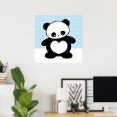 Kawaii panda poster (Thuiskantoor)