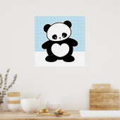 Kawaii panda poster (Keuken)