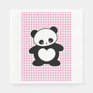 Kawaii panda servet