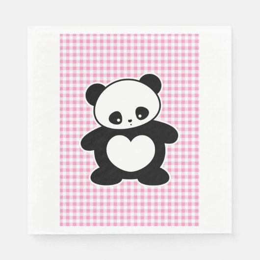 Kawaii panda servet (Voorkant)