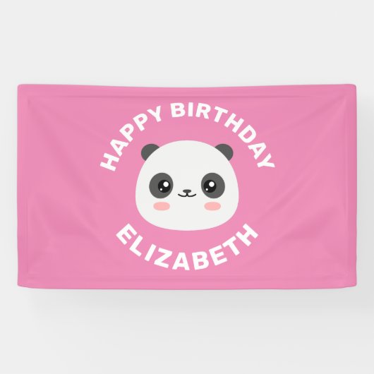 Kawaii Panda Spandoek (Horizontaal)