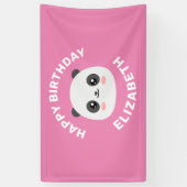 Kawaii Panda Spandoek (Verticaal)