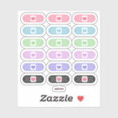 Kawaii Pastel Band Aid Sticker (Vel)