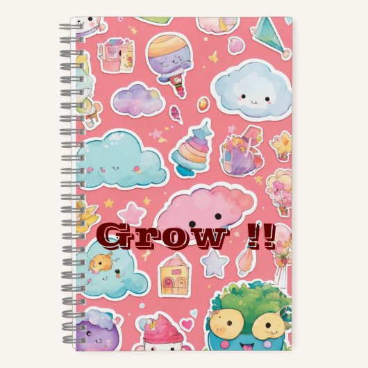 "Kawaii Pastel Bliss : Carnet Spiral (Recto)