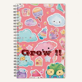 "Kawaii Pastel Bliss: Spiraal Notebook  Notitieboek