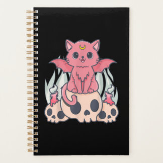 Kawaii Pastel Goth Cute Démon Déplaisant Chat et C