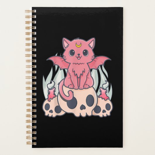 Kawaii Pastel Goth Cute Démon Déplaisant Chat et C (Devant)