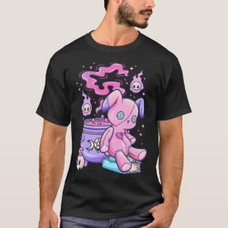 Kawaii Pastel Goth Mooie Griezelige Hekserige Beer T-shirt