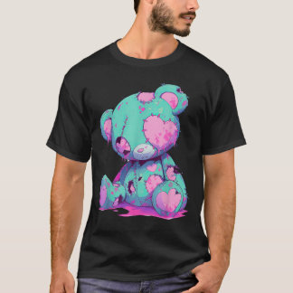 Kawaii Pastel Gothic Creepy Witchy Zombie Teddy Be T-shirt
