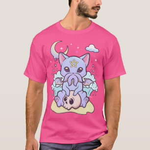 Kawaii Pastel Gothic Schattigee griezelige occulte T-shirt