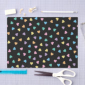 Kawaii Pastel Gothic Snoep Hearts Tissuepapier (Craft)