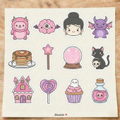 Kawaii Pastel Haunted Traitements Sticker Pack