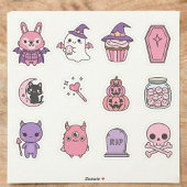 Kawaii Pastel Moonlight Magic Sticker Pack 