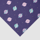 Kawaii Pastel Planets Tissuepapier (Detail)