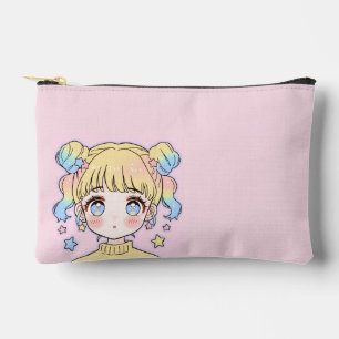 Kawaii Pastel Ster Meisje Portret Etui