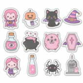 Kawaii Pastel Vampire & Amis Sticker Pack (Devant)