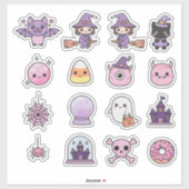 Kawaii Pastel Witchcraft & Wonder Sticker Pack (Vel)