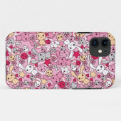 Kawaii-patroon Case-Mate iPhone Case (Achterkant (horizontaal))