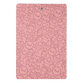 Kawaii-patroon met schattige koekjes mini klembord (Achterkant)