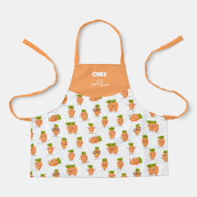 Kawaii patroon van leuke wortels