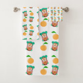 kawaii - patroon voor meisje bad handdoek (Insitu)