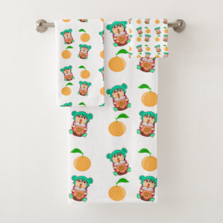 kawaii - patroon voor meisje bad handdoek