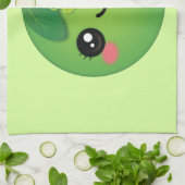 Kawaii Pea Serviette de cuisine (Plié)