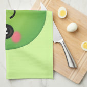 Kawaii Pea Serviette de cuisine (Quart Plié)