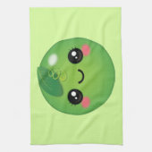 Kawaii Pea Serviette de cuisine (Vertical)