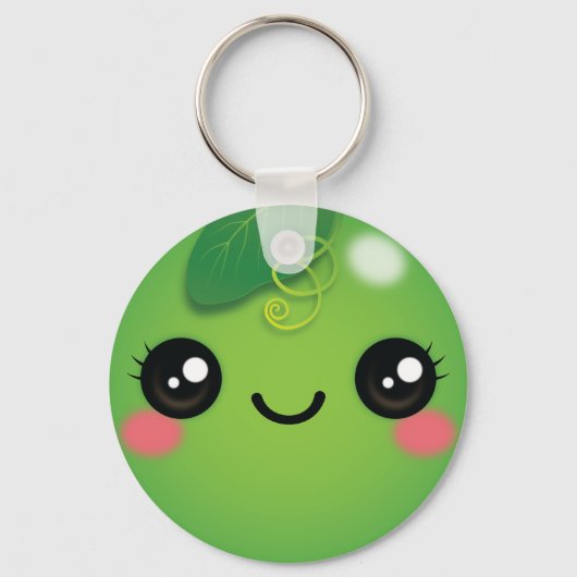 Kawaii Pea Sleutelhanger (Voorkant)