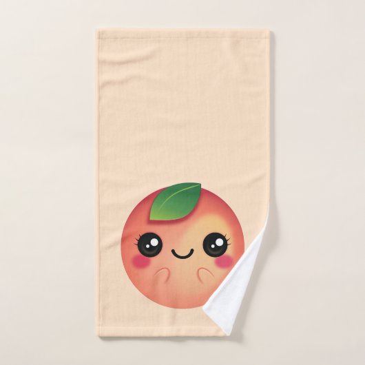 Kawaii Peach (Serviette à main)