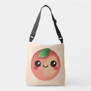 Kawaii Peach Crossbody Tas