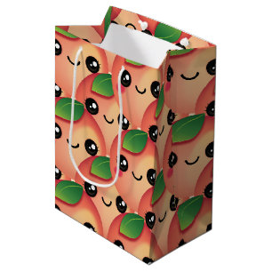 Kawaii Peach Medium Gift Bag Cadeauzakje