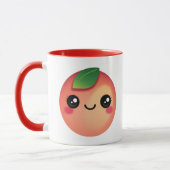 Kawaii Peach Mug (Gauche)