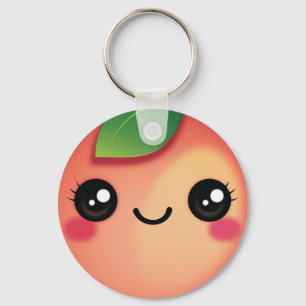 Kawaii Peach Sleutelhanger