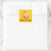 Kawaii Peach Sticker (Tas)