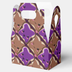 Kawaii Peanut Butter en Jelly Friends Bedankdoosjes