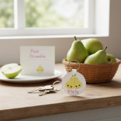 Kawaii Pear Couple Perfect Pair Funny Pun Sleutelhanger