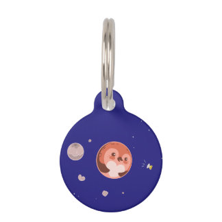 Kawaii Penguin Planet Pluto Huisdierpenning