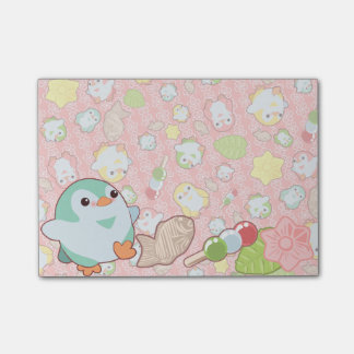 Kawaii Penguins en Wagashi Post-it® Notes