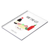 Kawaii Pho Don't Pho-Get Forget Punny Noodles Notitieboek (Linkerzijde)