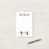 Kawaii Pho Don't Pho-Get Forget Punny Noodles Post-it® Notes (Op bureau)