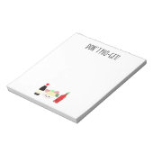 Kawaii Pho Don't Pho-Get Punny Noodles Notitieblok (Gedraaid)